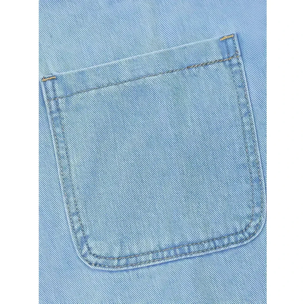 Σέιλορ™ | Χαλαρό Φόρεμα σε Denim-Look Ύφασμα