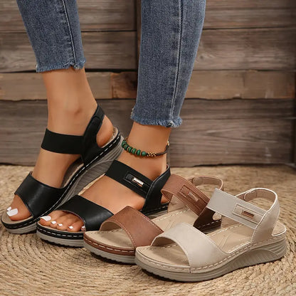 Cheryl - Orthopedic Wedge Sandals
