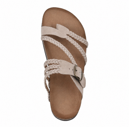 Mary - Braided Cork Sandals