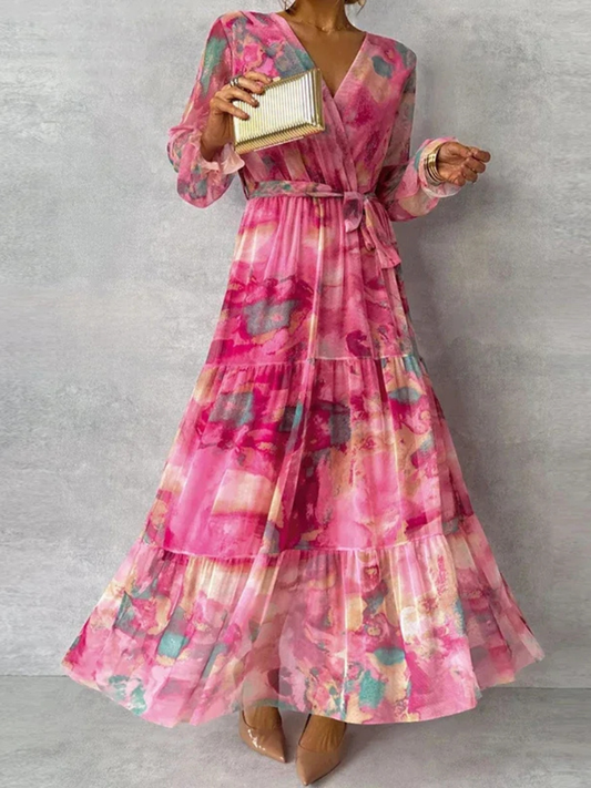 Σόφι™ | Κομψό Floral Maxi Φόρεμα