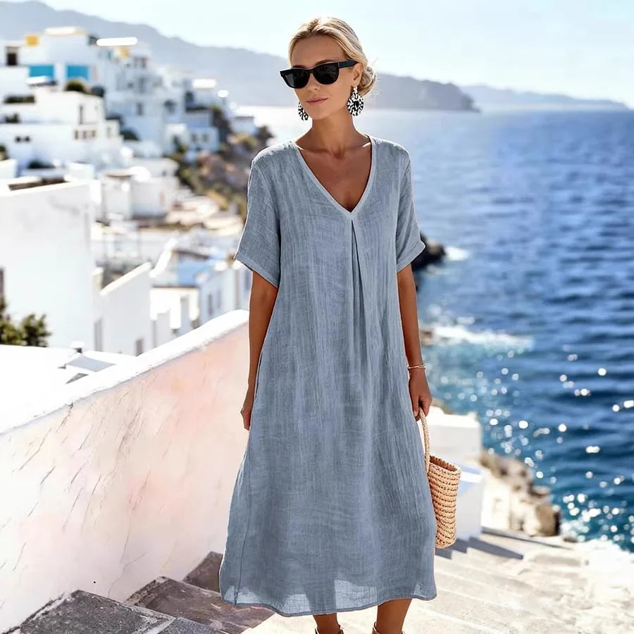 Carolina | Μακρύ Φαρδύ Φόρεμα