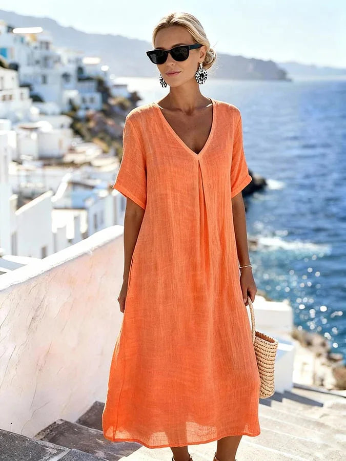 Carolina | Μακρύ Φαρδύ Φόρεμα
