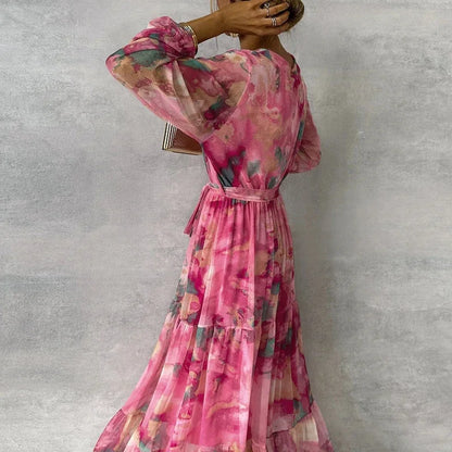 Σόφι™ | Κομψό Floral Maxi Φόρεμα