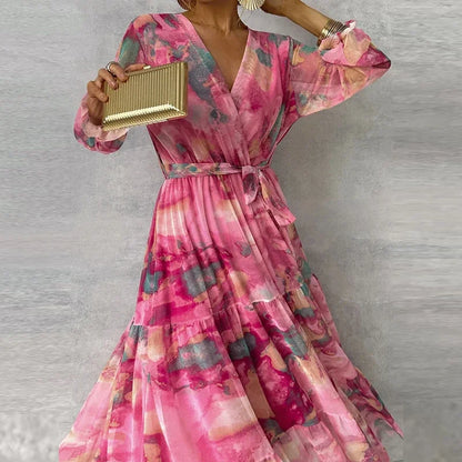 Σόφι™ | Κομψό Floral Maxi Φόρεμα