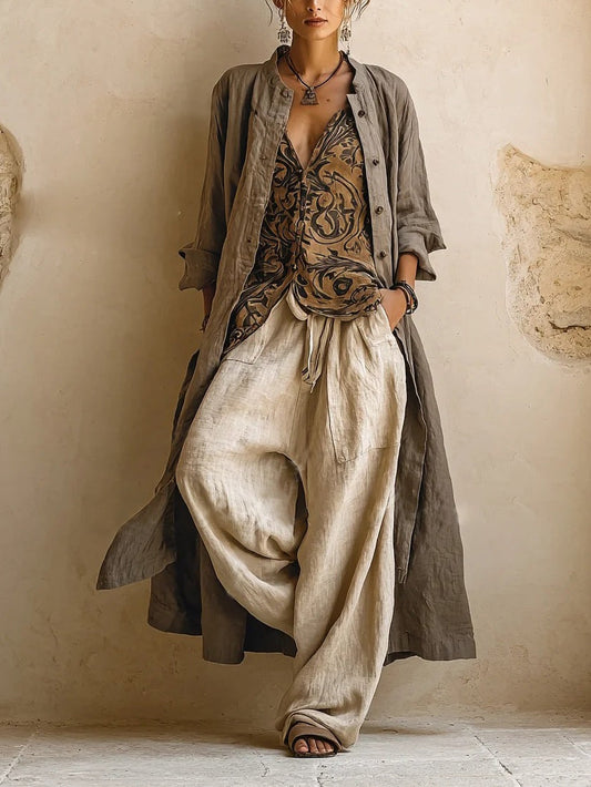 Τζούλια™ | Σύνολο Boho με Λεπτές Στρώσεις